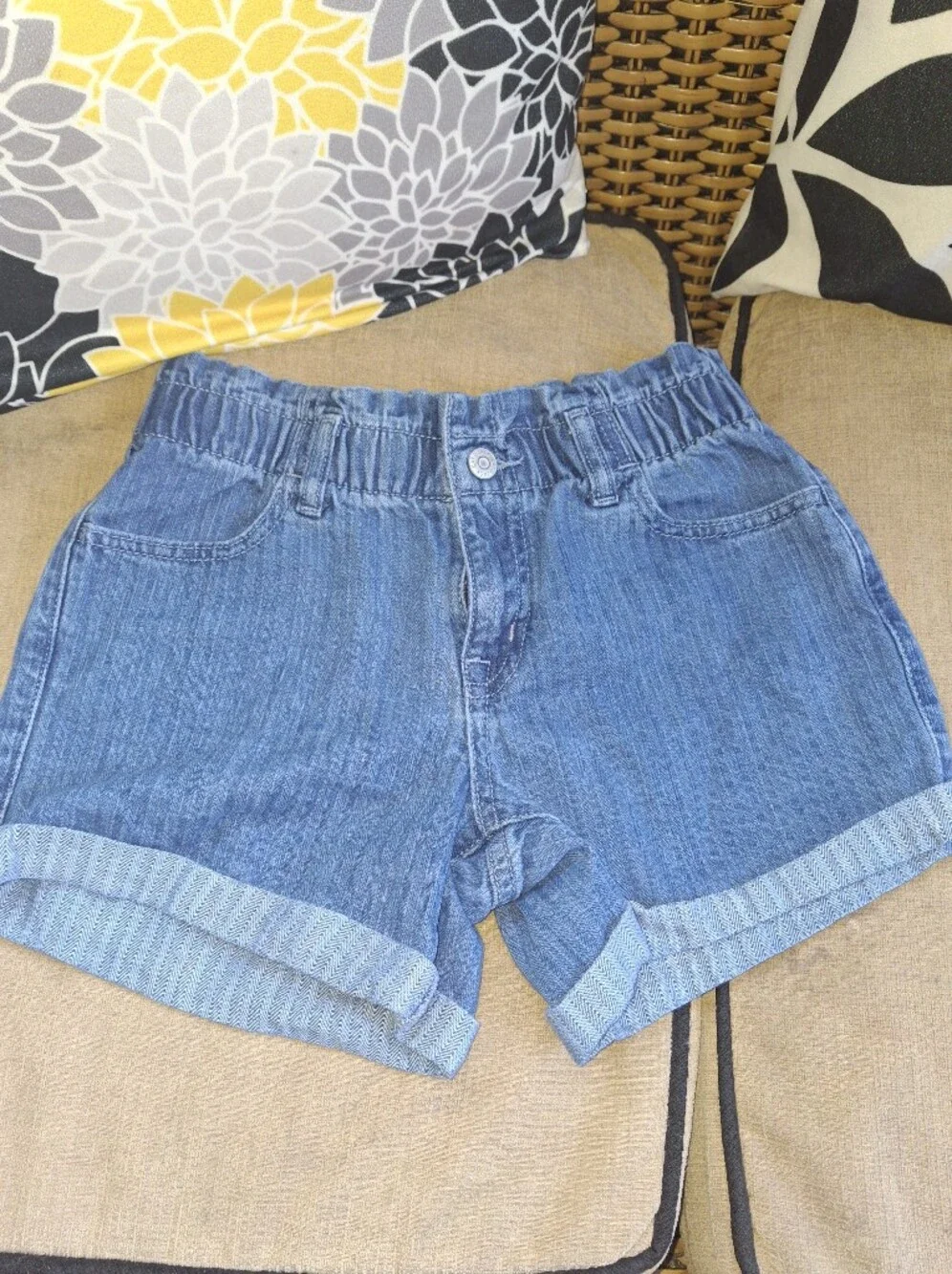 Girls Purple & Multi Smiley Tank and Shorts Set Old Navy Cat & Jack Size 12